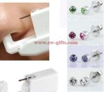 Women No Pain Ear Piercing Kit Disposable Safe Sterile Body Piercing Gun