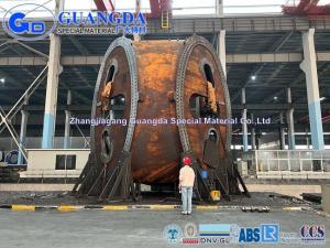 China Tower Connector Large 120 Ton 16MW Castings Spheroidal Graphite Cast Iron Nodular Cast Iron factory