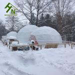 Winter Family traveling Outdoor Glamping Geodesic Dome Tent For Sale