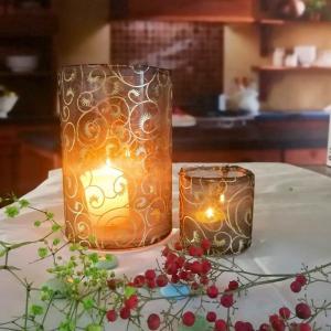 China Decorative Handmade Silk Sleeve Coat Cylinder Candle Holders factory
