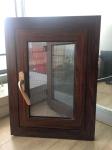 Wood Grain Aluminium Window Extrusions Waterproof Delicate Smooth Surface