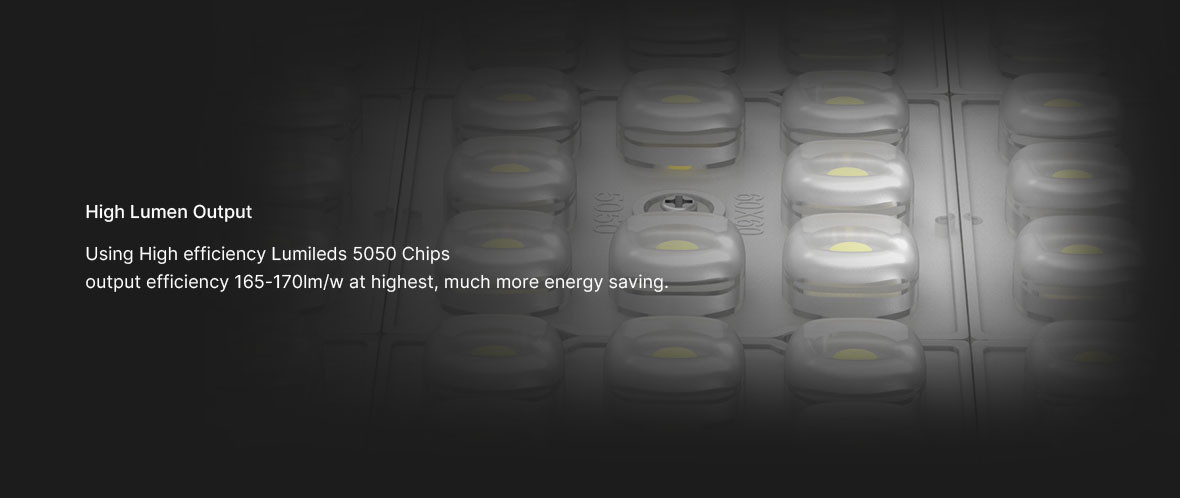 IP66-Rated Street Light with Motion Sensor for Enhanced Security