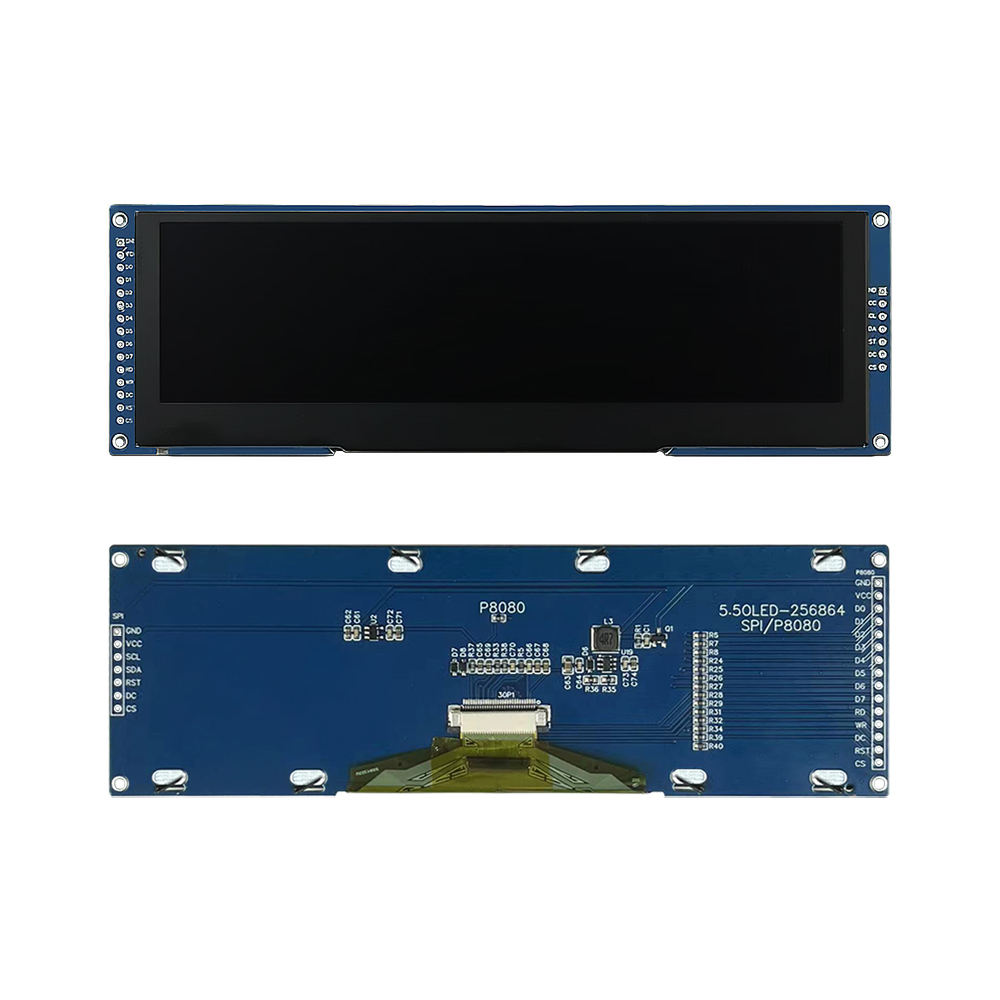 5.5 Inch OLED Module Dimension Drawing showing precise measurements and layout