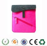 New products zipper design felt laptop bag ,6 colors available