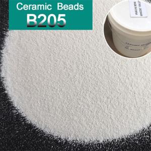 China Matte Effect Ceramic Bead Blasting Media B205 Surface Finish For Alu Alloy factory