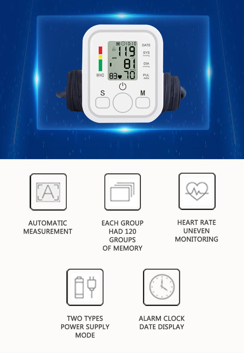 Wrist Type Blood Pressure Meter Speech Blood Pressure Meter Blood Pressure Monitor
