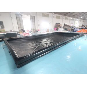 China PVC Portable Inflatable 6x3x0.2m Car Wash Containment Mat on sale
