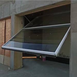 China Steel Frame Counterweight Tilt Up Glass Doors For Commercial Building factory