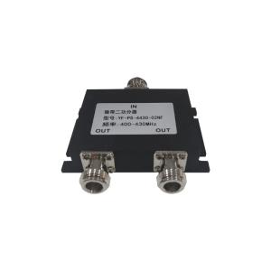 China Power divider, microstrip two-way power divider 400 - 430MHz N-type female connector factory