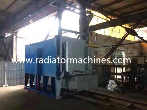 China 4 Zones Electrical Bogie Hearth Furnace With PLC Control factory