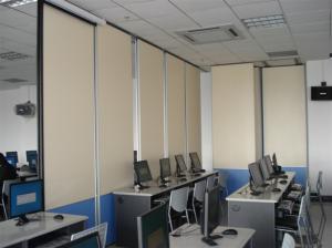 China Commercial Office Operable Acoustic Partition Wall 500 - 1200 mm Width factory