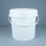 10L Round Plastic Packaging Container With Lid And Handle