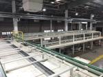 200w Compressors PCC80A Fuselage Length 1500mm Pallet Chain Conveyor