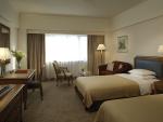 Commercial Ebony Hotel Furniture Set King Size / Double Size Bed