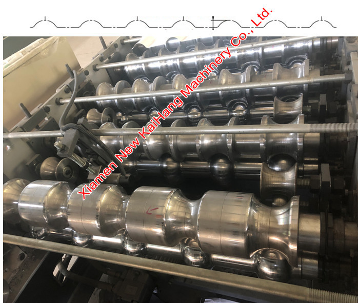 0.4mm 0.5mm 0.6mm Bamboo Tile Roof Roll Forming Machine