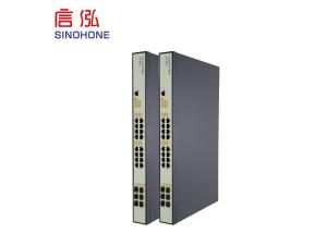 China No Fan Power Over Ethernet Switch , RJ45 Fiber Optic Cable 32.74 Mpps factory