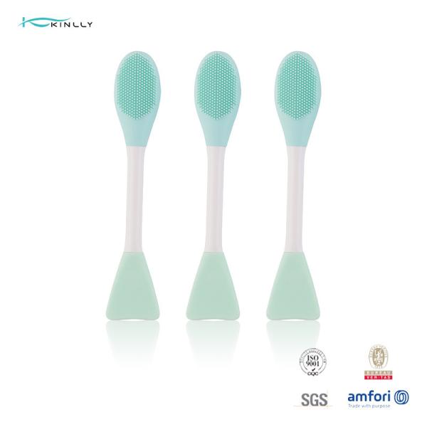 Waterproof Double Sided Silicone Lip Brush Silicone Exfoliating Tools Makeup