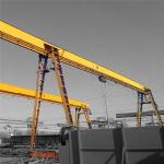 Single Girder 5 Ton Gantry Crane High Efficiency Safety For Steel Handling