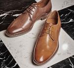 Lace Up Men'S Wedding Dress Shoes , Fashion Style Official Luxury Mens Shoes