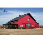 Painted Prefabricated Cow Shed Steel Structural Fabrication Construction For