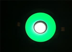 China Green Circle COB Led Panel White Centre Round Recessed Double Color Ra 70 factory