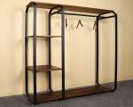 Customized Design Garment Storage Rack / Industrial Clothing Rack Easy Assemble