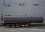 Carbon Steel container semi trailer 45000L 3 Axle Ellipse Shape