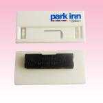 Engraved Employee Name Tag Badges Insert Paper Printing Magnetic Type