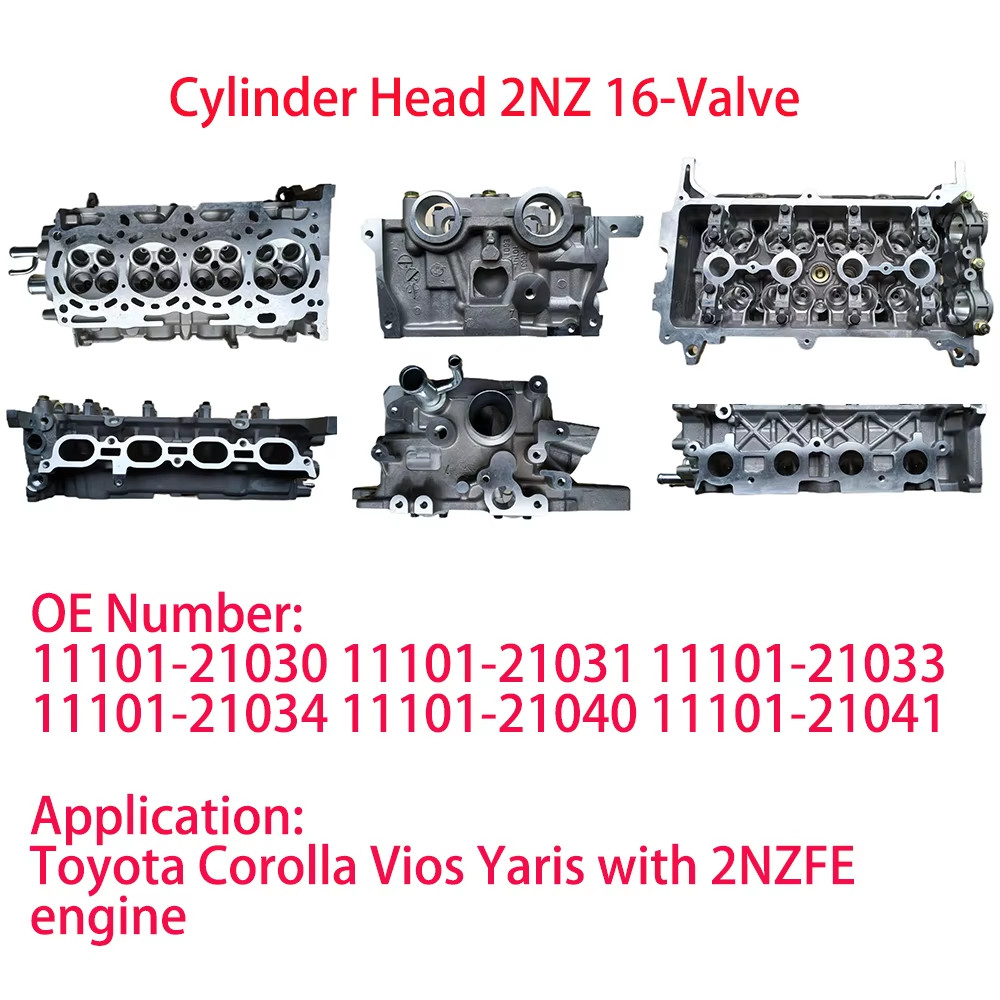 Toyota 1NZ 2NZ 1ZZ 2ZZ Cylinder Heads For Corolla Vios Yaris Matrix Voltz RAV4 Toyota Corolla Diesel 2c & 2CT Cylinder Head