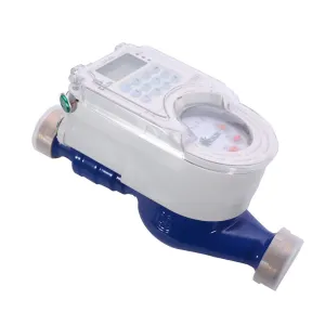 Precise Measure Prepaid Water Meters With Ball Valve Control