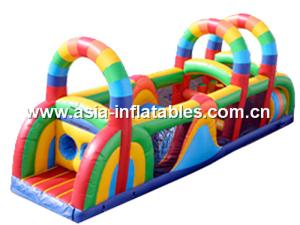 China Home Use Inflatable Obstacle Course For Children Amusement factory