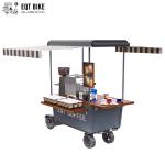 Fast Food Tricycle Coffee Cart Scooter Vending Multifunction
