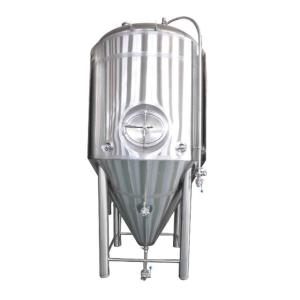 China 25KG Weight Stainless Steel Beer Fermentation Tank with Conical Cooling Dimple Jacket factory