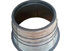 China Abrasion Resistant Wedge Wire Screen Basket Stainless Steel Johnson V Sieve factory