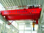 QD Type Hook Double Girder Overhead Crane With Trolley 50/10T