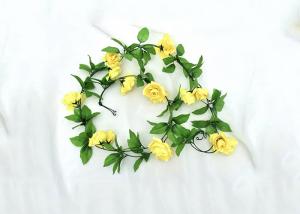 China Wedding Arch Decoration Ivy 32 Heads Artificial Rose Vines factory