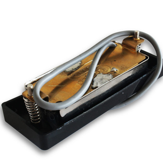 Chrome Black Mini Humbucker Set For LP Style Mini Electric Guitar Bridge Neck Pickups With Screws