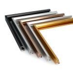 Line Frame Aluminum Alloy Extrusion Profile Poster Outer Frame 2.6kg / M