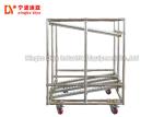 Customized Track And Roller System , Stainless Steel Sliding Wheel Track