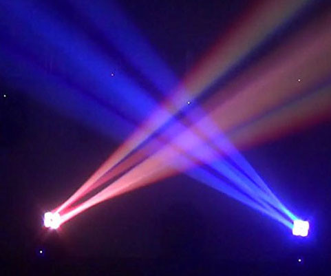 Ktv Dmx Professional Led Moving Head Beam Light 4x25w With Running Water Effect