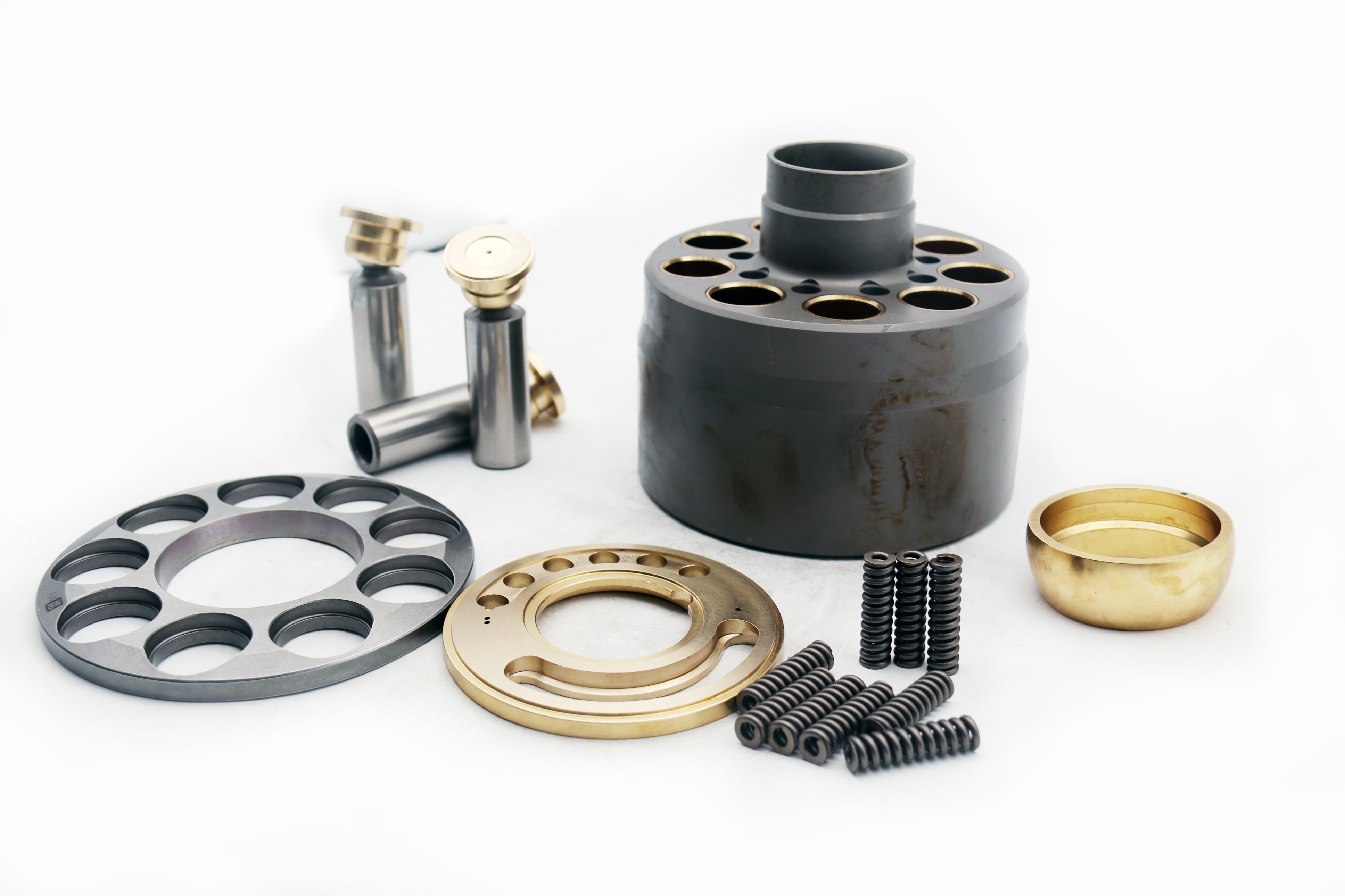 Disc Spring Valve Plate Piston Shoe Set Plate and Ball Guide Assy for Excavator Components
