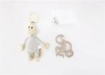 Personalized Soft Baby Blankets Hanging Teething Toy 70X70cm Size AZO Free