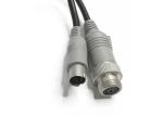Waterproof 6 Pin Mini Din Male Female Electric Wire With Gold Plated Connector