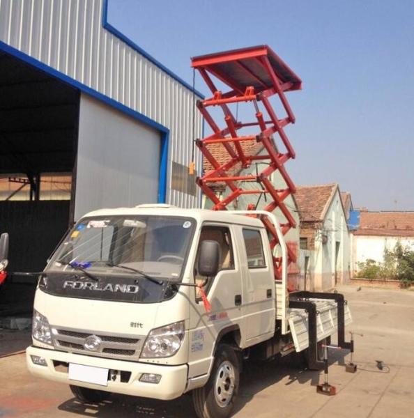 6 Meters 500KG Loading Capacity Industrial Hydraulic Lifting Truck Mounted