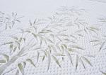 Double Jacquard Bamboo Fiber Fabric Yarn Dyed Polyester Latex Pillow Mattress