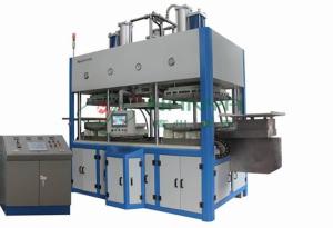 China Automatic Paper Pulp Molding Dish Tray / Tableware Making Machine 1500Pcs Per Hour factory