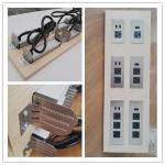 Multifunctional Furniture Power Outlet , Universal AC Desktop Electrical Outlet
