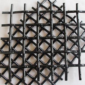 China High Tensile 65mn Woven Steel Mesh Panels , Vibrating Screen Mesh For Crusher factory