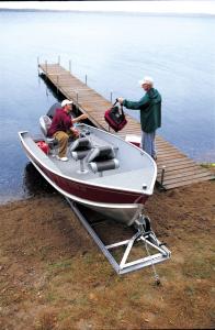 China aluminium DIY Boat Dock Ramp Kit Hand Winch, Hand Puller, Boat Trailer Parts factory