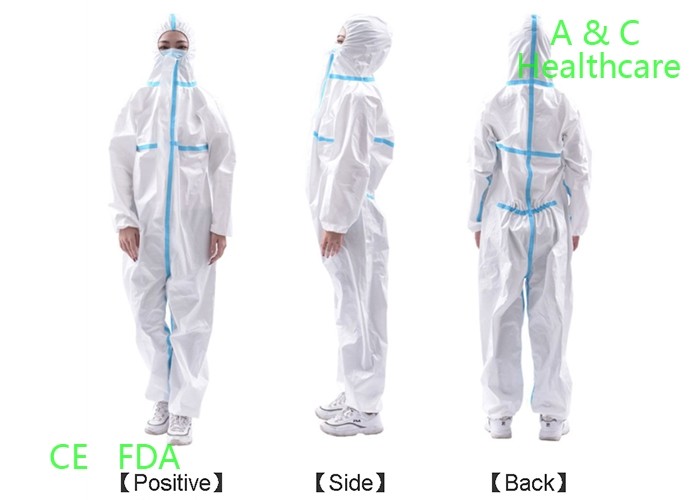 Laboratory Disposable Protective Gowns / Disposable Sterile Gowns OEM Service